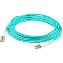 Add-on Addon 70m Lc To Lc Aqua Om4 Duplex Ofnr (riser-rated) Fiber Patch Cable