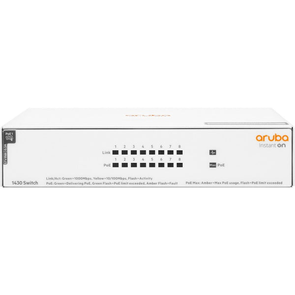Hewlett Packard Enterprise Hpe Networking Instant On 1430 8g Class4 Poe 64w Switch Us