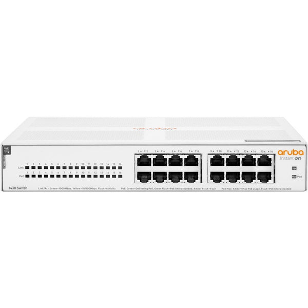 Hewlett Packard Enterprise Hpe Networking Instant On 1430 16g Class4 Poe 124w Switch Us