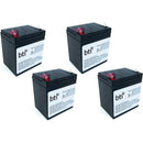 Battery Technology Sealed Lead Acid Battery Sp12-5-t2 (4pk) Sp12-5-t2, 12v, 5a,this Is A Pack Of 4