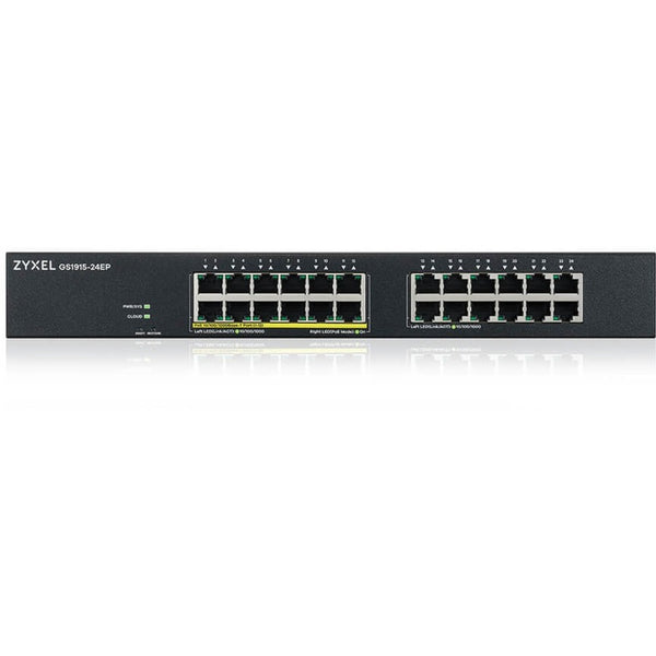 Zyxel Communications Gs1915-24ep - 24-port Gbe Poe+ L2 Smart Managed Switch W/nebula Cloud Option (13