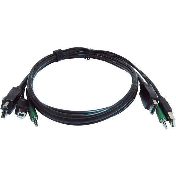 Black Box Connect One Or Two Displayport, One Usb, And One Audio Source(s) To A Secure Kvm