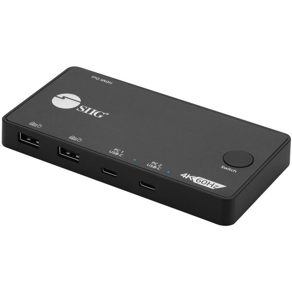 Siig, Inc. Siig 2x1 Usb-c 4k Video Kvm Switch