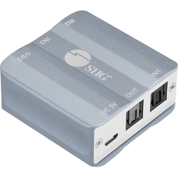 Siig, Inc. Allows You To Switch Between Any Of The 3 Digital Toslink S/pdif Sources To Tran
