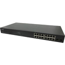 Transition Networks Inc Smart Managed Poe+ Switch, 16-port Gigabit Poe+, 2-port 100/1000 Sfp