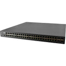 Transition Networks Inc 48-port Gigabit Poe+ With (4) 1g/10g Sfp+, Single Ac P/s Modular