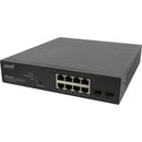 Transition Networks Inc Smart Managed Poe+ Switch, 8-port Gigabit Poe+, 2-port 100/1000 Sfp