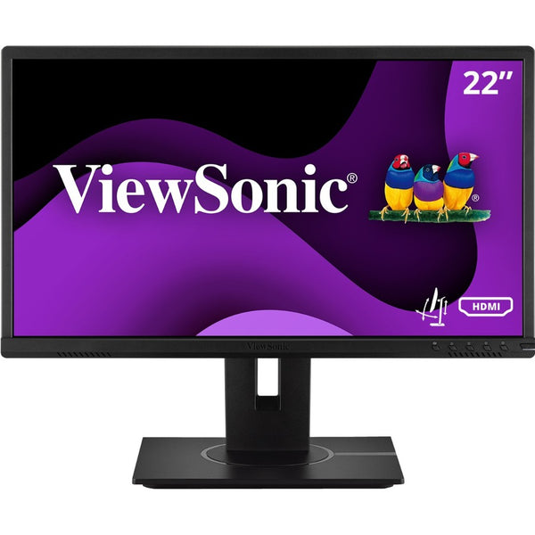 Viewsonic 22in 1080p Ergonomic 40-degree Tilt Monitor With Hdmi, Dp, And Vga.