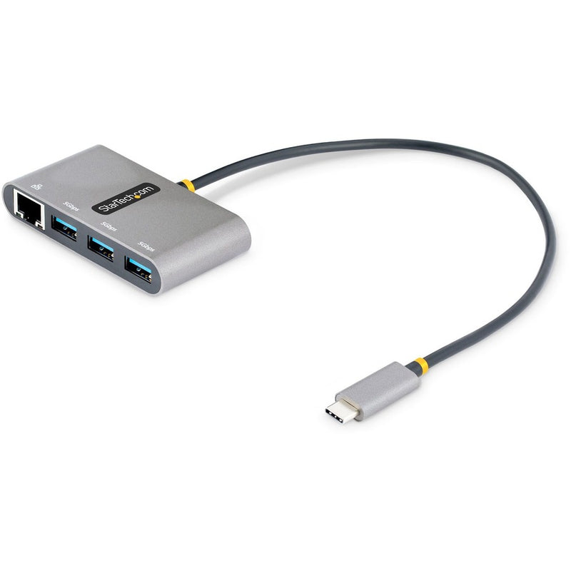 Startech Portable Bus-powered Usb-c Expansion Hub With 3x Usb-a Ports And Gb Ethernet Net