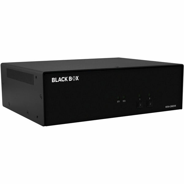 Black Box Niap4 Secure Kvm Switch, 2 Port Dual Head Dp, Cac, If Outside Tape Is Broken, Un