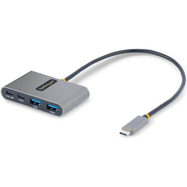 Startech 4-port Usb-c Hub With 100w Power Delivery Pass-through Charging, 2x Usb-a + 2x U