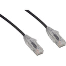 Enet Solutions, Inc. Cat6 Black 4 Foot Slim 28awg With Clear Snagless Molded Boot Patch Cable