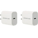 Iogear Gearpower 20w Usb-c Smartphone Charger 2 Pack , Compatible With All Type C, Usb4