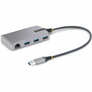 Startech Portable Usb Expansion Hub W/gb Ethernet Rj45 (wol/jumbo Frames/v-lan Tagging) F