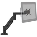 Hat Design Works 7000 Articulating Monitor Arm W/ Flexmount Monitor Mount, Black, Holds 10-22 Lbs