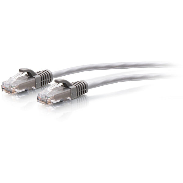 C2g 10ft Cat6a Gray Slim Ethernet