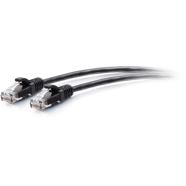C2g 10ft Cat6a Black Slim Ethernet