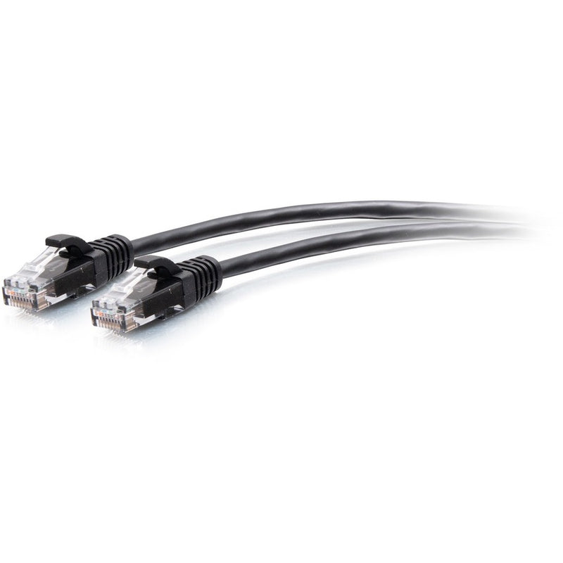 C2g 10ft Cat6a Black Slim Ethernet
