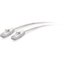 C2g 10ft Cat6a White Slim Ethernet