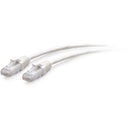 C2g 15ft Cat6a White Slim Ethernet