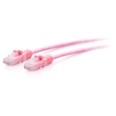 C2g 10ft Cat6a Pink Slim Ethernet