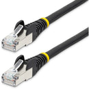 Startech 12ft Cat6a Ethernet Cable - Black - Low Smoke Zero Halogen (lszh) - 10gbe 500mhz
