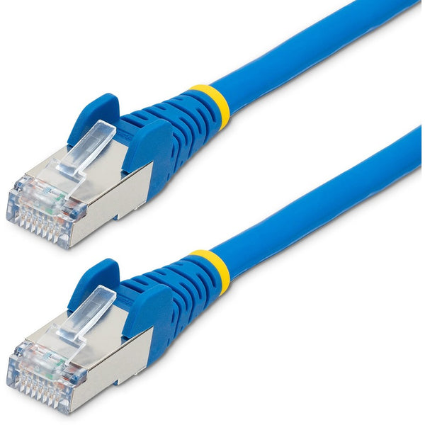 Startech 15ft Cat6a Ethernet Cable - Blue - Low Smoke Zero Halogen (lszh) - 10gbe 500mhz