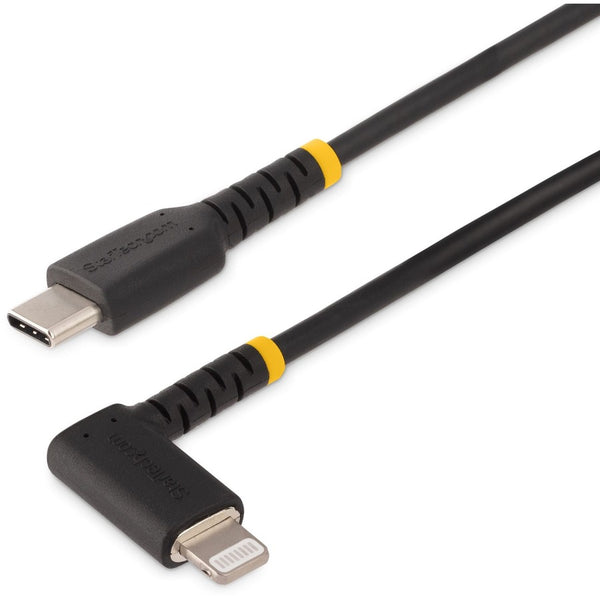 Startech 3ft (1m) Durable Usb-c To Lightning Cable - Right-angled Heavy Duty Rugged Usb T