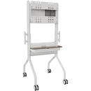 Chief Manufacturing Voyager Manual Heigh Adjustable Av Cart White