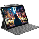 Logitech Slim Folio For Ipad 10.9-inch (10th Generation) - Oxford Grey.
