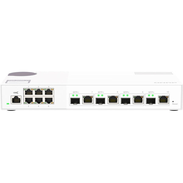 Qnap Inc Qnap Qsw-m408s 6-port Layer 2 Managed Switch. 6 X 2.5gbe (1g/100m) Ports And 4 X