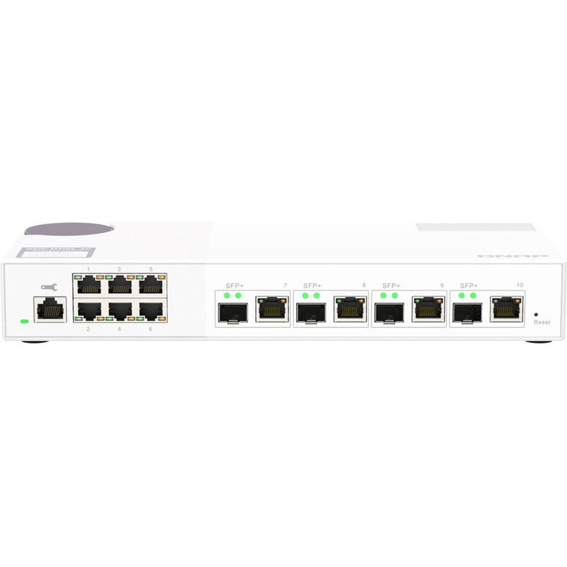 Qnap Inc Qnap Qsw-m408s 6-port Layer 2 Managed Switch. 6 X 2.5gbe (1g/100m) Ports And 4 X
