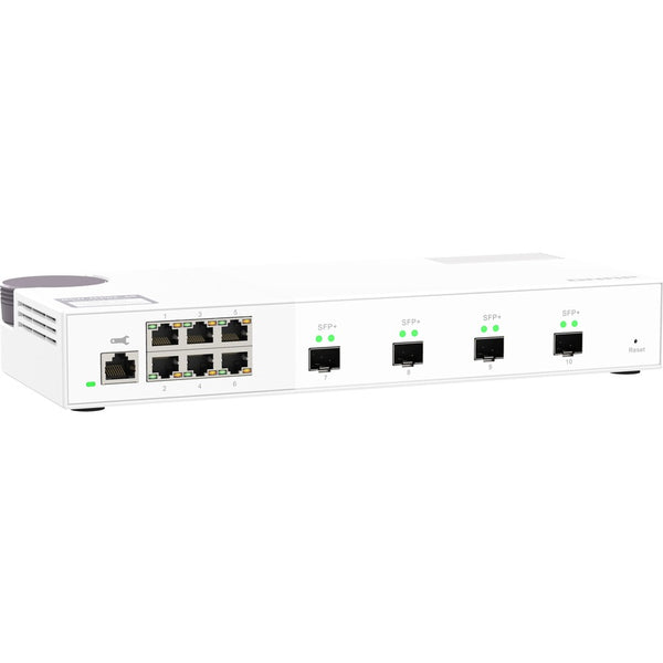 Qnap Inc Qnap Qsw-m408s 6-port Layer 2 Managed Switch. 6 X 2.5gbe (1g/100m) Ports And 4 X