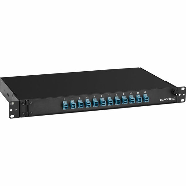 The Black Box Rackmount Preloaded Fiber Enclosure Allows The Optical Fibers To B
