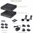 Startech 4k Hdmi Extender; 4k 60hz (4:4:4) Up To 230ft (70m) With Zero Latency Over A Cat