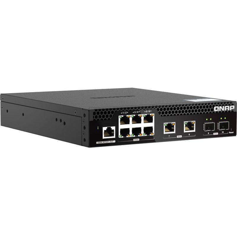 Qnap Inc Qnap Rackmount Switch Qsw-m2106r-2s2t-us, Management Switch, 6 Port 2.5gbps, 2 P