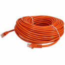Add-on Addon 100ft Orange Cat 6 Pvc Ethernet Cable Snagless Bubble Boot Rj-45 M/m