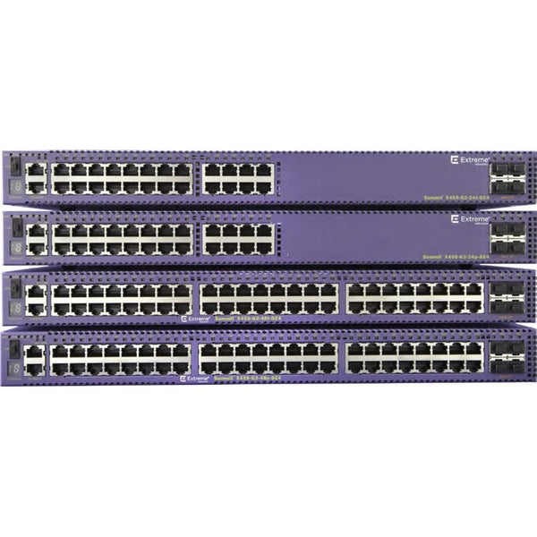 Extreme Network Inc Summit X450-g2 24 10/100/1000base-t Poe+ 4 1000base-x Unpopulated Sfp Two 21gb S