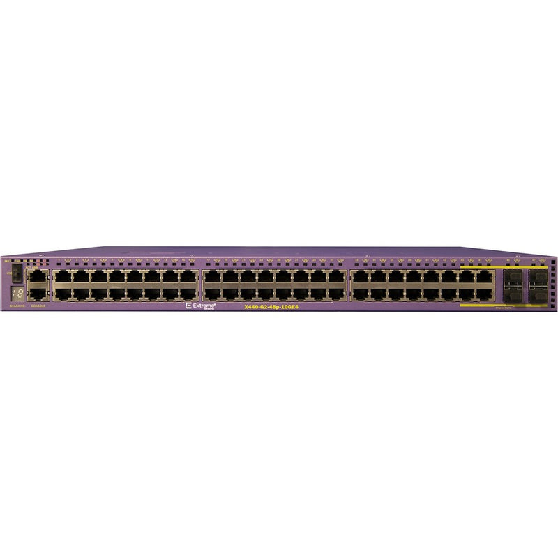 Extreme Network Inc X440-g2 48 10/100/1000base-t Poe+ 4 1gbe Unpopulated Sfp Upgradable To 10gbe Sfp
