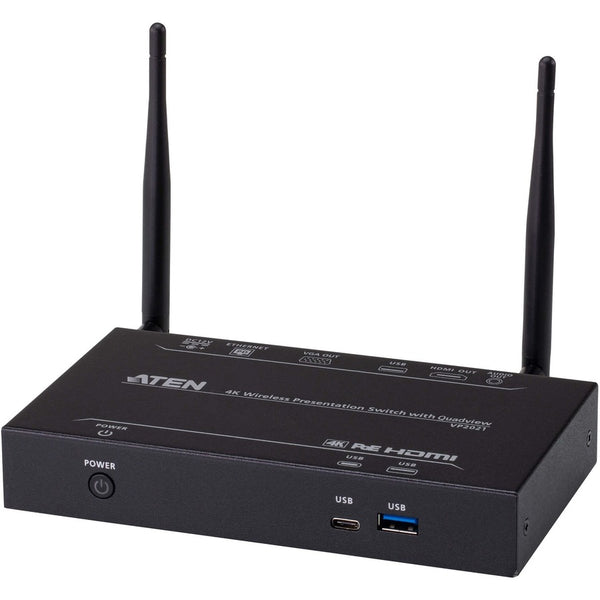 Aten 4k Wireless Presentation Switch With Quad-view