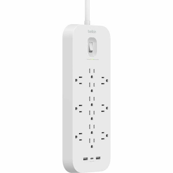 Belkin International Inc 12-outlet, 6  Cord, Usb A-c