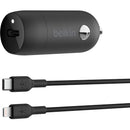 Belkin International Inc 30w Usb-c Car Charger+cable