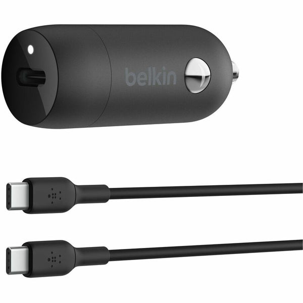 Belkin International Inc 30w Usb-c Car Charger+cable