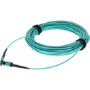 Add-on Addon 12m Mpo/upc To Mpo/upc Aqua Om4 Ofnp (plenum-rated) 12-strand Fiber Patch