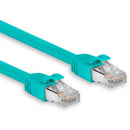 Rocstor 100ft Cat6a Ethernet Cable-snagless-aqua