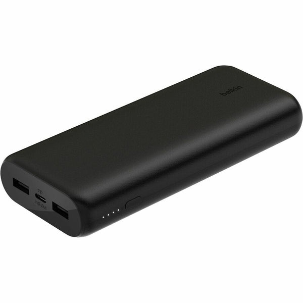 Belkin International Inc 20k Power Bank, Usb-c & Usb-a Pd 20w, Black Charge Smartphones, Tablets, And Oth