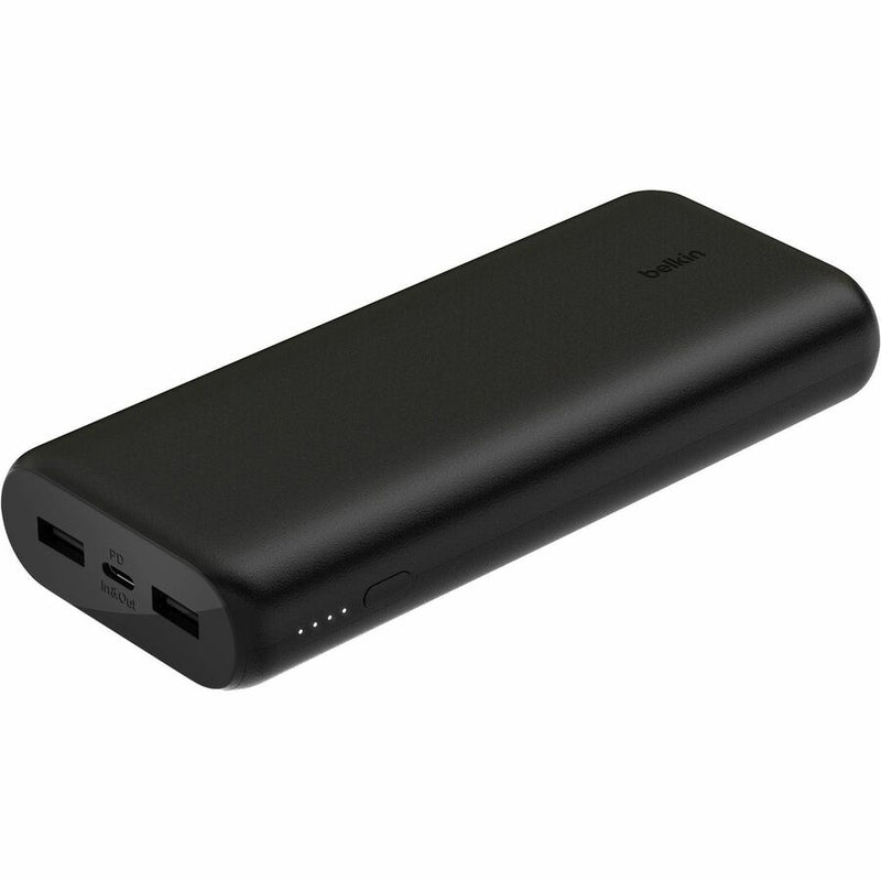 Belkin International Inc 20k Power Bank, Usb-c & Usb-a Pd 20w, Black Charge Smartphones, Tablets, And Oth