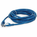 Add-on 13ft Blue Cat 6 Pvc Ethernet Cable Snagless Easy Boot Rj-45 M/m