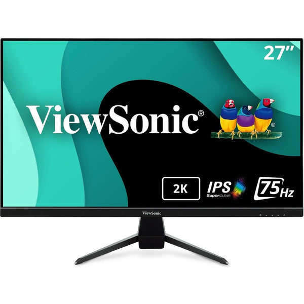 Viewsonic 27in 2k Qhd Thin-bezel Ips Monitor With Usb-c, Hdmi, And Displayport.