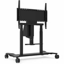 Viewsonic Electric Height Adjustable Mobile Cart With Smooth Motorized Lift, Laptop Tray,